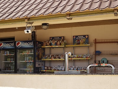 небольшое кафе в загородном комплексе Зеленая усадьба Дилиева в городе Александрия