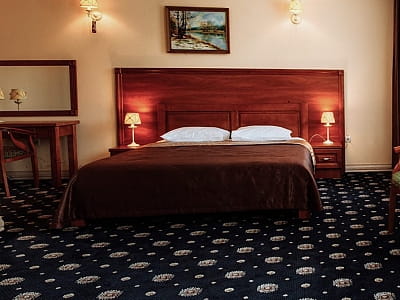 Номера отеля в гостинично-ресторанном комплексе «Златогор» в зеленой зоне города Лубны