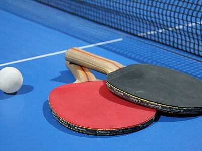 пинг-понг в загородном комплексе для семейного отдыха Bereg Holiday Park на живописном берегу, откуда открываются виды на водную гладь Днепра и Ворсклы