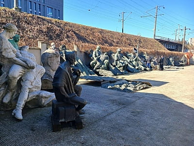 коллекция советского монументального искусства в мемориальном музее тоталитарных режимов «Территория террора» во Львове