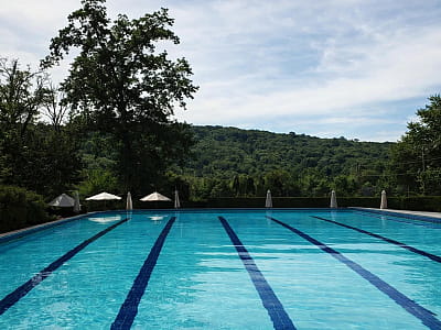 летний открытый бассейн в загородном комплексе ARDEN PALACE Medical Resort & SPA в поселке Сатанов Хмельницкой области