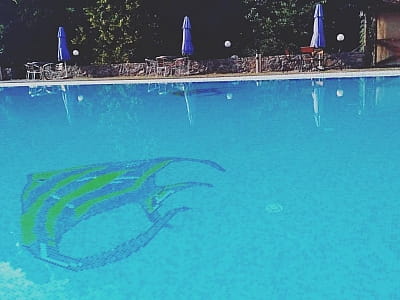 летний открытый бассейн в загородном комплексе «Ягода-Малина» в селе Головчинцы Хмельницкой области