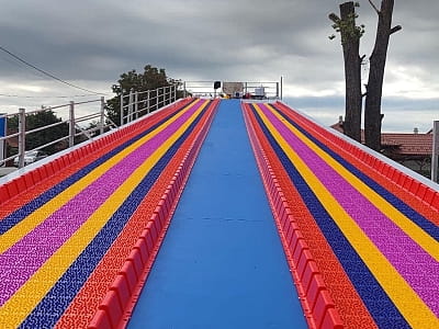 тюбинг в DinoPark Берегово в селе Яноши Закарпатской области