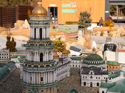 Киево-Печерская лавра в парке-музее «Величественная Украина» в селе Поляница недалеко от Буковеля