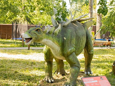 DINO PARK в Киеве — парк динозавров в Гидропарке с аттракционами, развлечениями и активными занятиями для детей и взрослых в зеленой зоне столицы.
