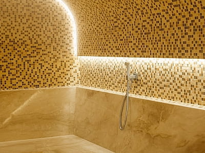 хамам в SPA-зоне загородного развлекательно-рекреационного комплекса Boremel Hills в селе Боремель Ровенской области, недалеко от Хринницкого водохранилища.