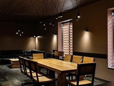зона отдыха в SPA-центре в загородном развлекательно-рекреационном комплексе Boremel Hills в селе Боремель Ровенской области, недалеко от Хринницкого водохранилища.