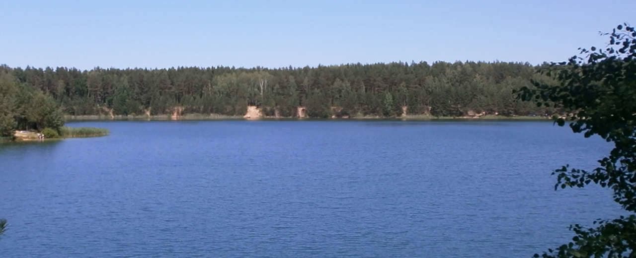 Выходные с семьей на голубом озере возле Чернигова