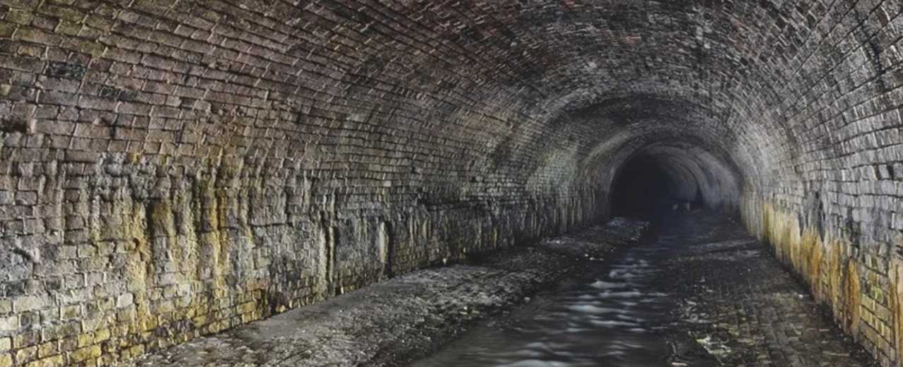 Подземная река Глубочица» в Киеве.