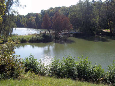 Озера в парке Тростяец