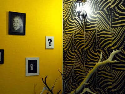 Интерьер квест пространства Zebra Quest в Киеве на Подоле