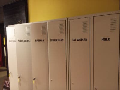 шкафчики для вещей в Escape Quest на Институтской