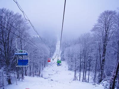 Покататься на лыжах в Славском