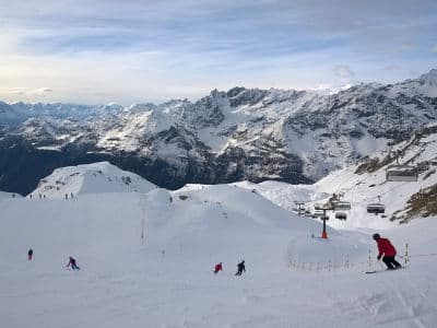 Лыжные трассы в Италии. Курорт Червиния