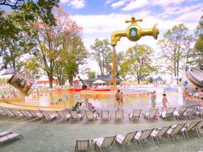 Видео с термальных басейнов городка Косино на Закарпатье