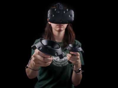 Игровое пространство Game Core VR Club с более чем 30 отборными играми разных жанров с полным погружением в виртуальную реальность.
