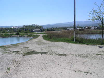 Озеро Кинигунда расположено практически на границе с Румынией, Закарпатской области, в Солотвино, западной части этого населенного пункта.