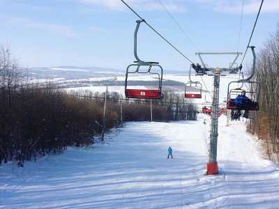 Лыжные трассы возле Черновцов в лыжном комплексе Солнечная долина