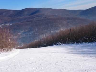 Лыжные трассы для начинающих и любителей в селе Синяк Закарпатской области.