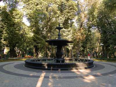 Мариинский парк находится на Днепровских холмах, на улице Михаила Грушевского, 32 и занимает территорию площадью в 10 Га. 