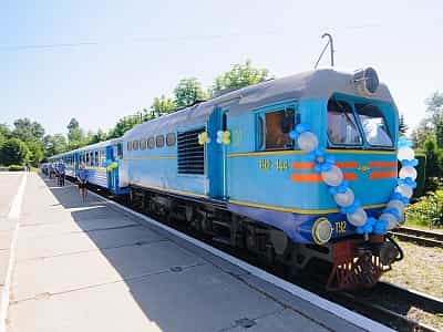 Детская железная дорога в Запорожье