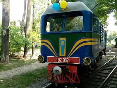 Поезда на львовской детской железной дороге