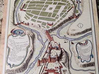 Карта старой крепости в Каменец-Подольском