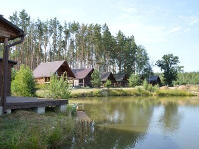 «Пять озер» - загородный комплекс для любителей рыбалки и охоты в 100 км от Киева.