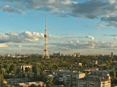 Киевская телебашня - самое высокое здание Украины. Отзывы посетителей.