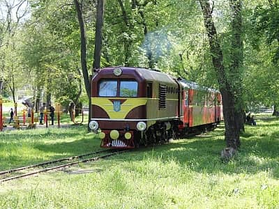 Днепровская детская железная дорога - первая детская жд в Украине.